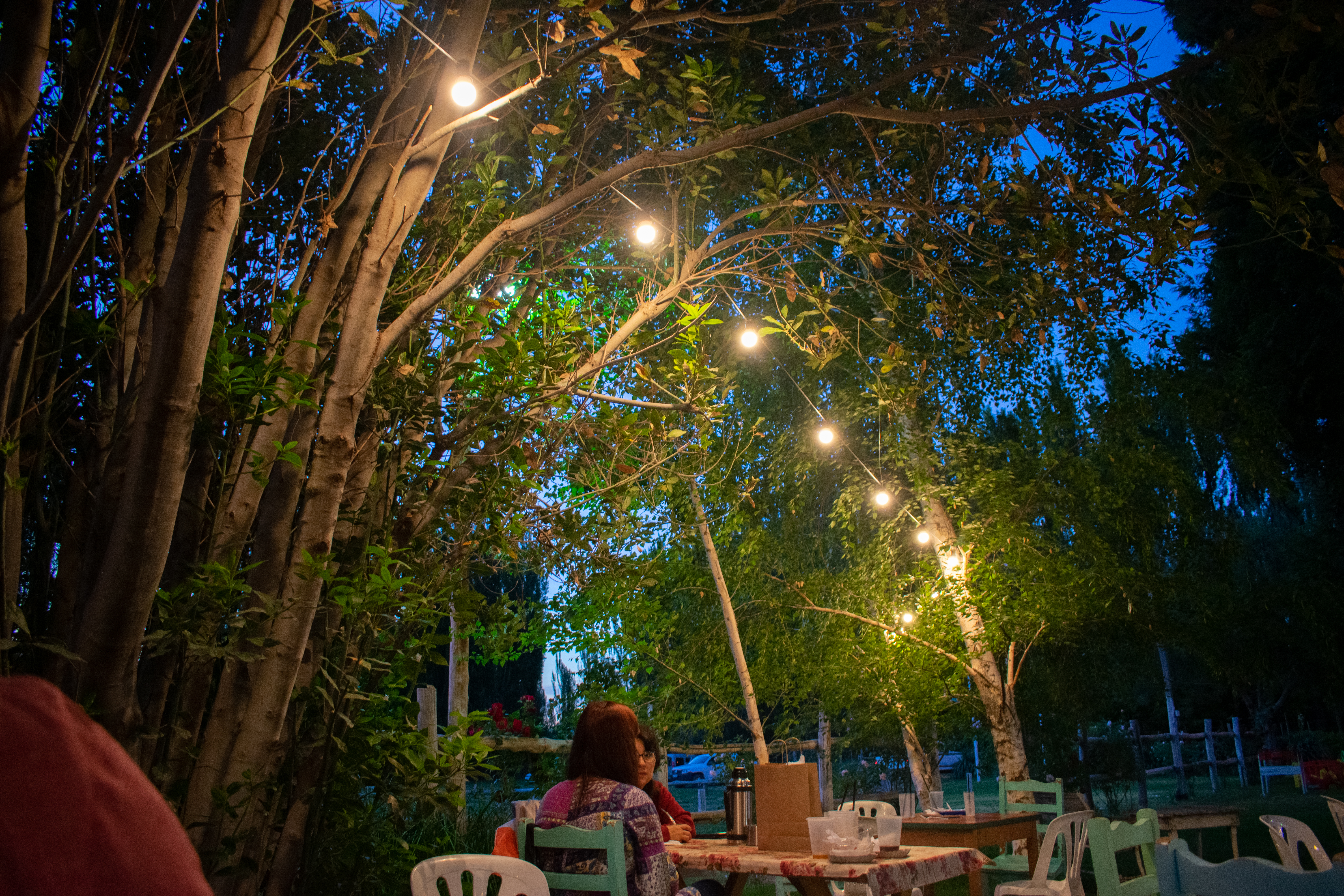 Atardecer en la casa del te